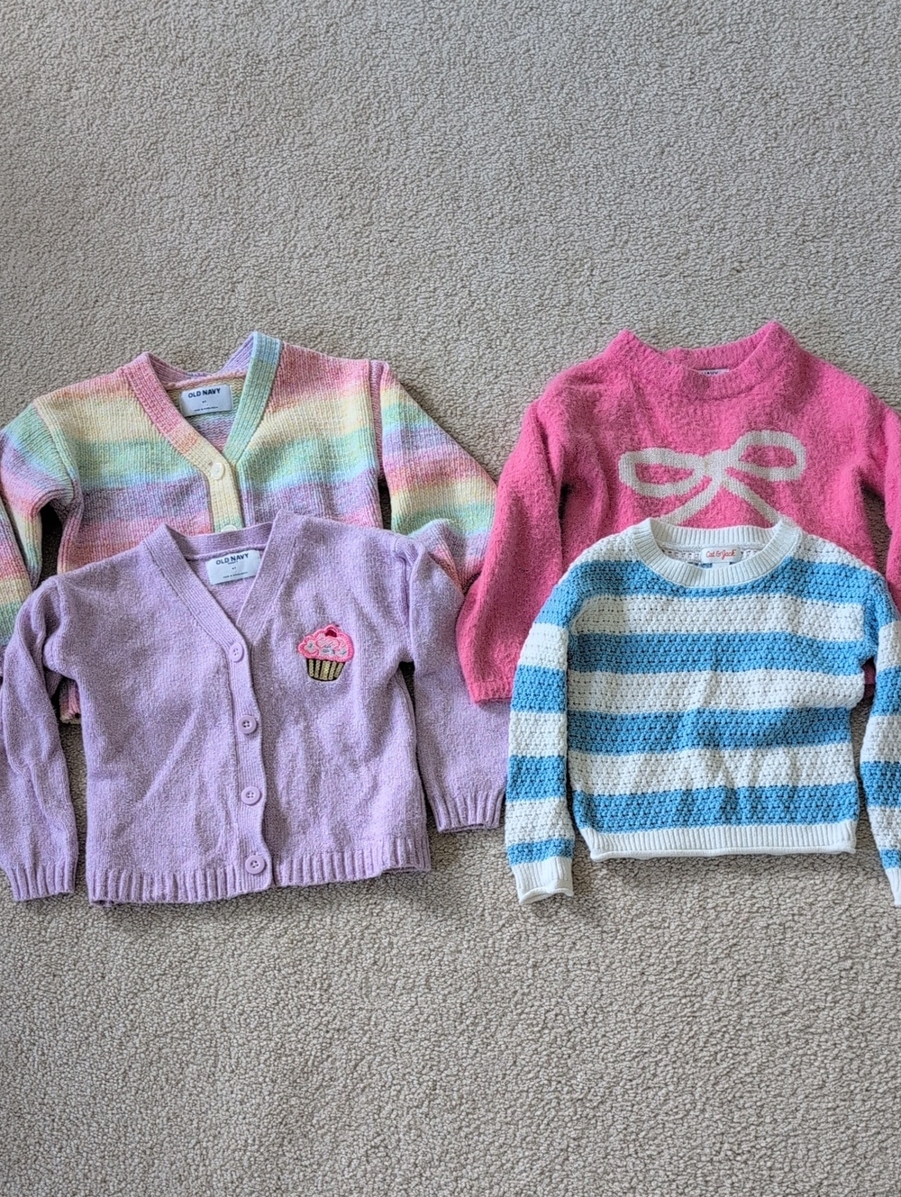 Girls 4t Sweater Lot, Old Navy And Cat &Jack